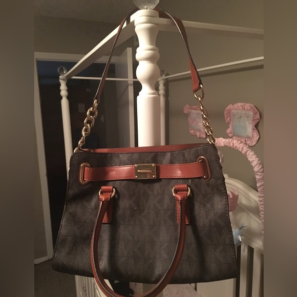 Authentic brown Michael Kors purse - Picture 3 of 4